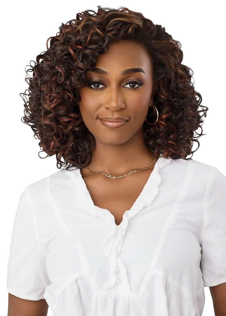 Outre Quick Weave Synthetic Half Wig - Astoria (DRST GINGER BROWNIE)