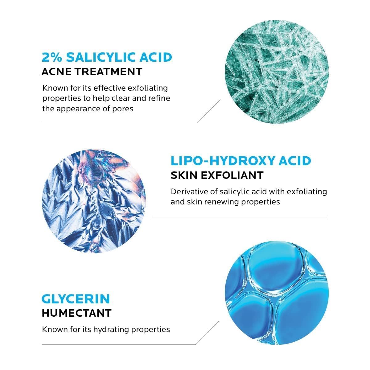 La Roche-Posay Effaclar Medicated Gel Cleanser, 2% Salicylic Acid Cleanser + LHA + Glycerin, Foaming Acne Face Wash, Helps Clear & Prevent Acne Beauty & Personal Care La Roche-Posay