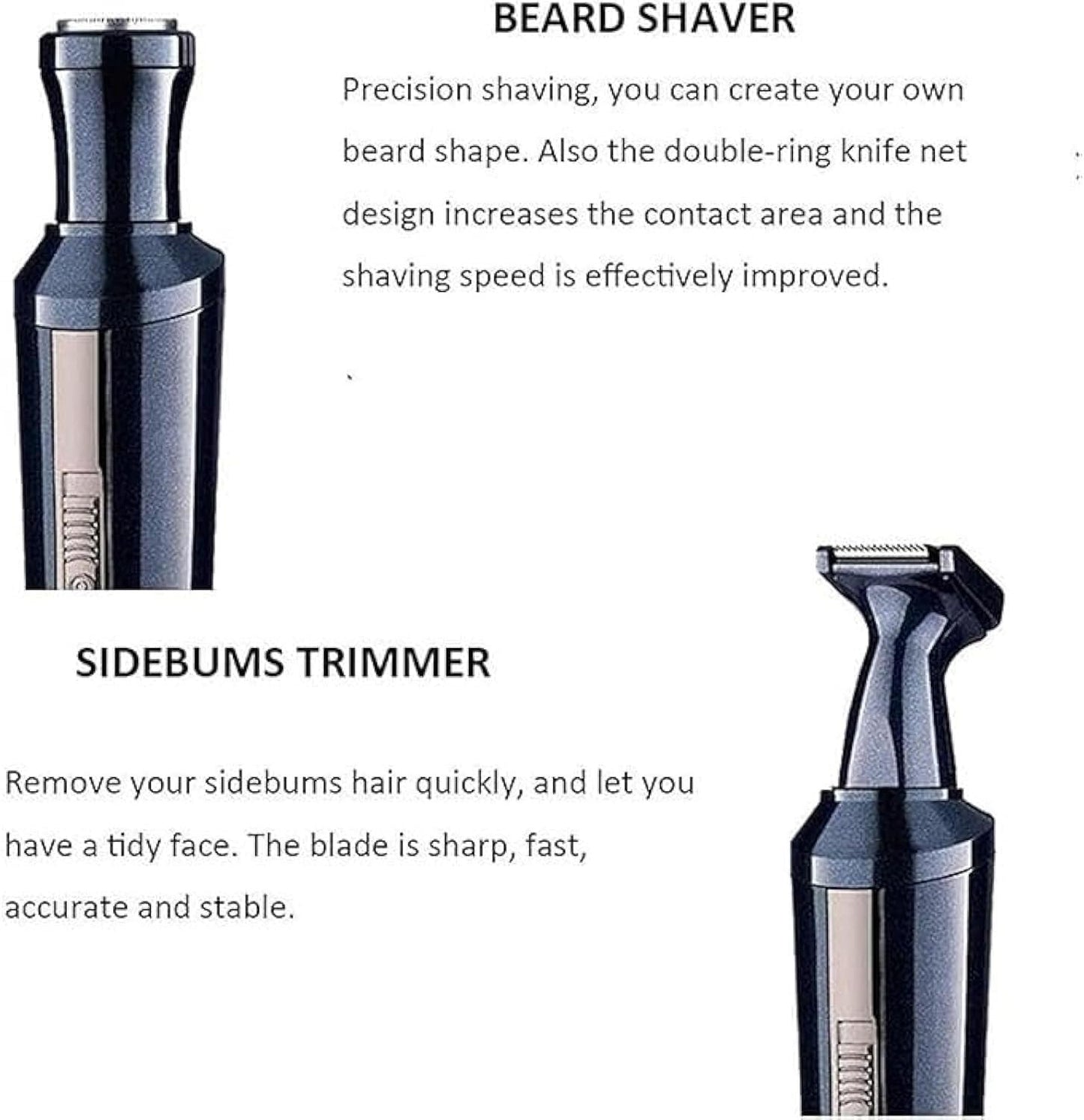 YREAJZVS Ear and Nose Hair Trimmer Professional USB Rechargeable Nose Trimmer for Men and Women Ear Eyebrow Hair Trimmer Body Grooming Kit IPX7 Beauty and Personal Care YREAJZVS
