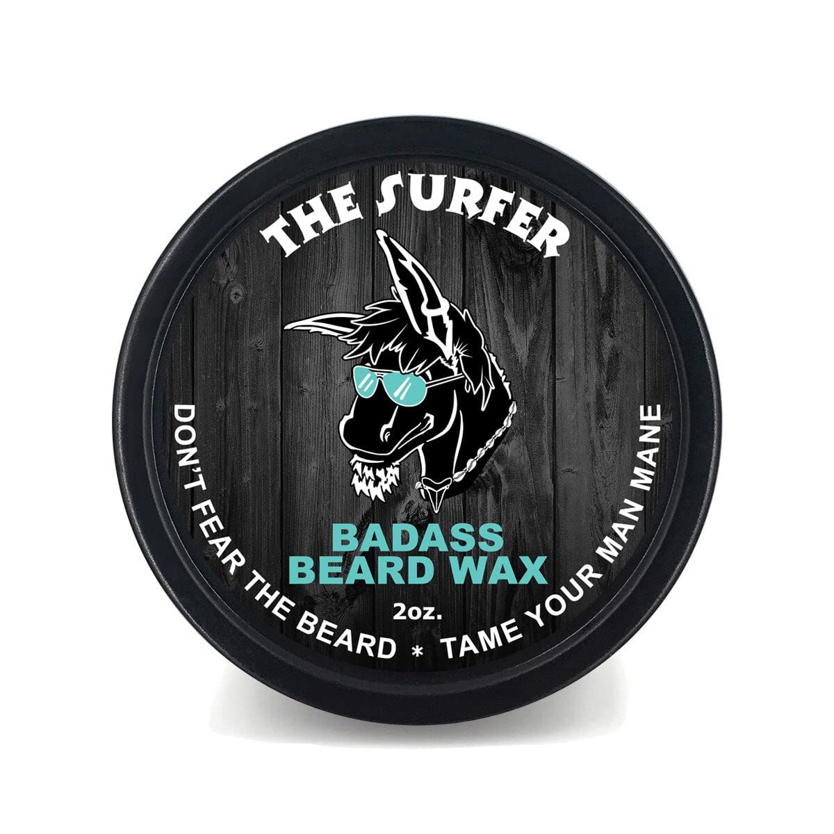 Badass Beard Care Beard Wax For Men - The Surfer, 2 oz - Softens Beard Hair, Leaves Your Beard Looking and Feeling More Dense Beauty and Personal Care Badass Beard Care