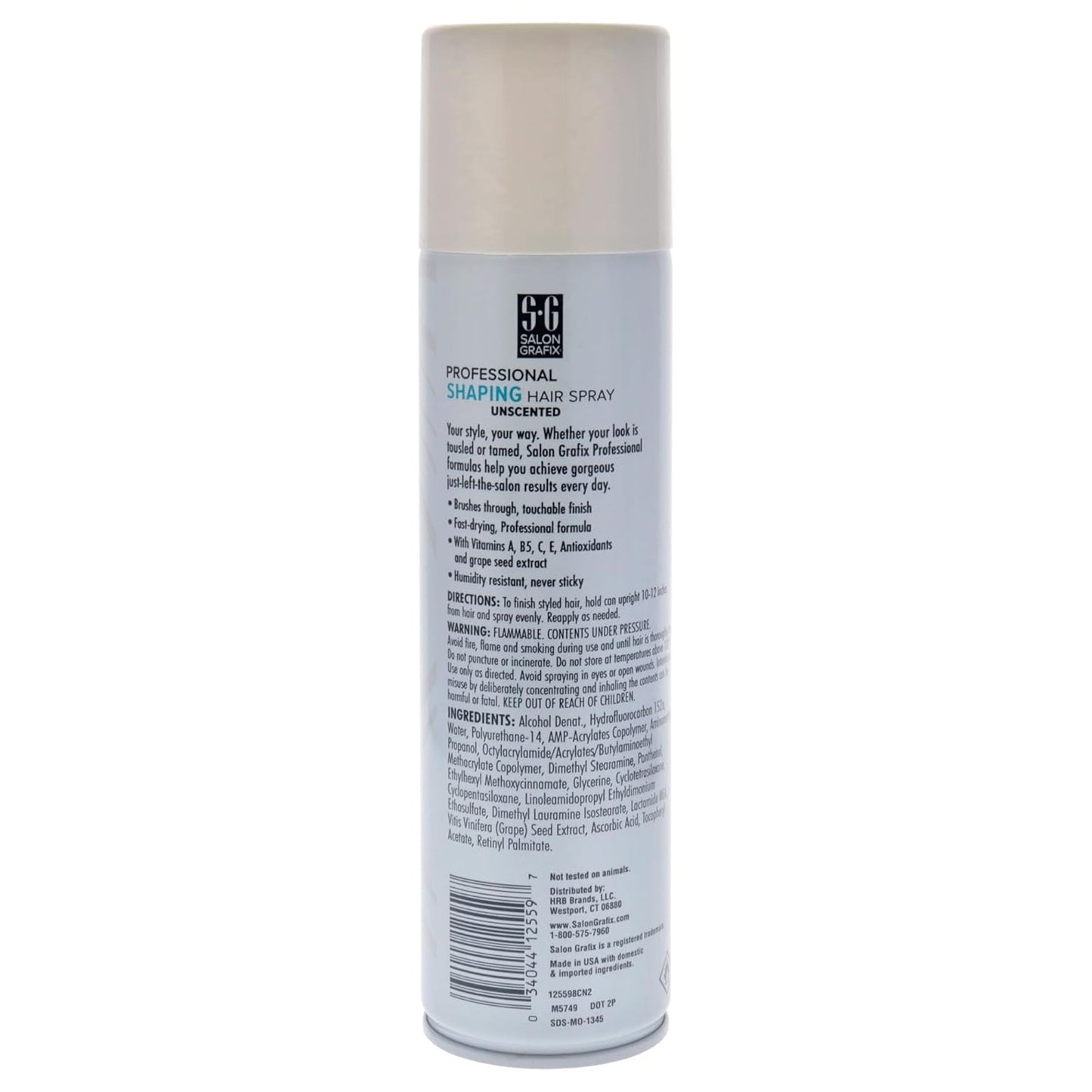 Salon Grafix Shaping Hair Spray - Flexible and Brushable - Hairspray for Women and Men - Professional Quality Results - Super Hold Unscented - 2 pc Beauty & Personal Care Salon Grafix