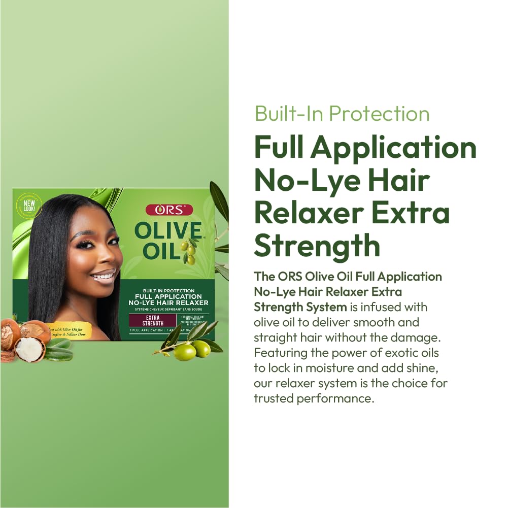 ORS Olive Oil Built-In Protection Full Application No-Lye Hair Relaxer Extra Strength