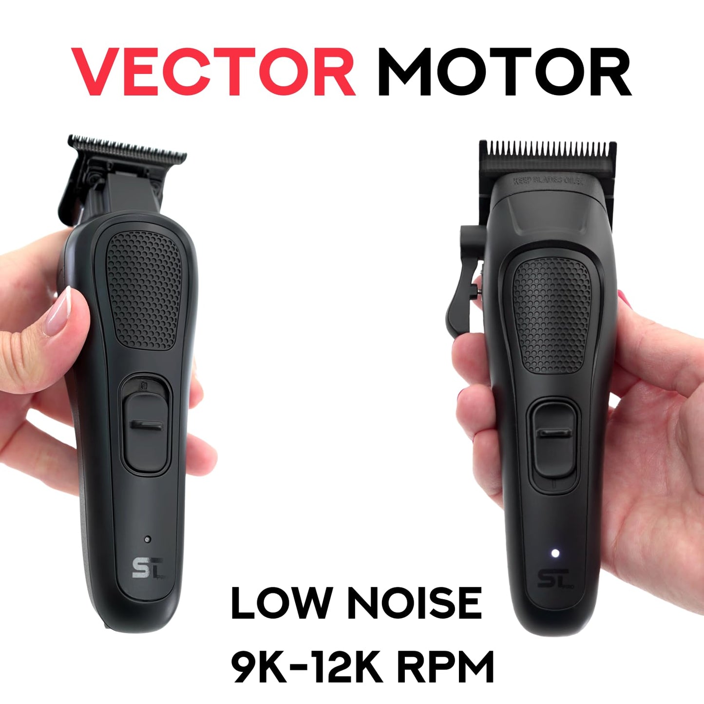 Supreme Trimmer Darkstar 82 Metal Body Clipper & Trimmer Set with Magnetic Vector Motor - 180 Min Run Time, 9100 RPM Professional Hair Clipper & Beard Beauty and Personal Care Supreme Trimmer