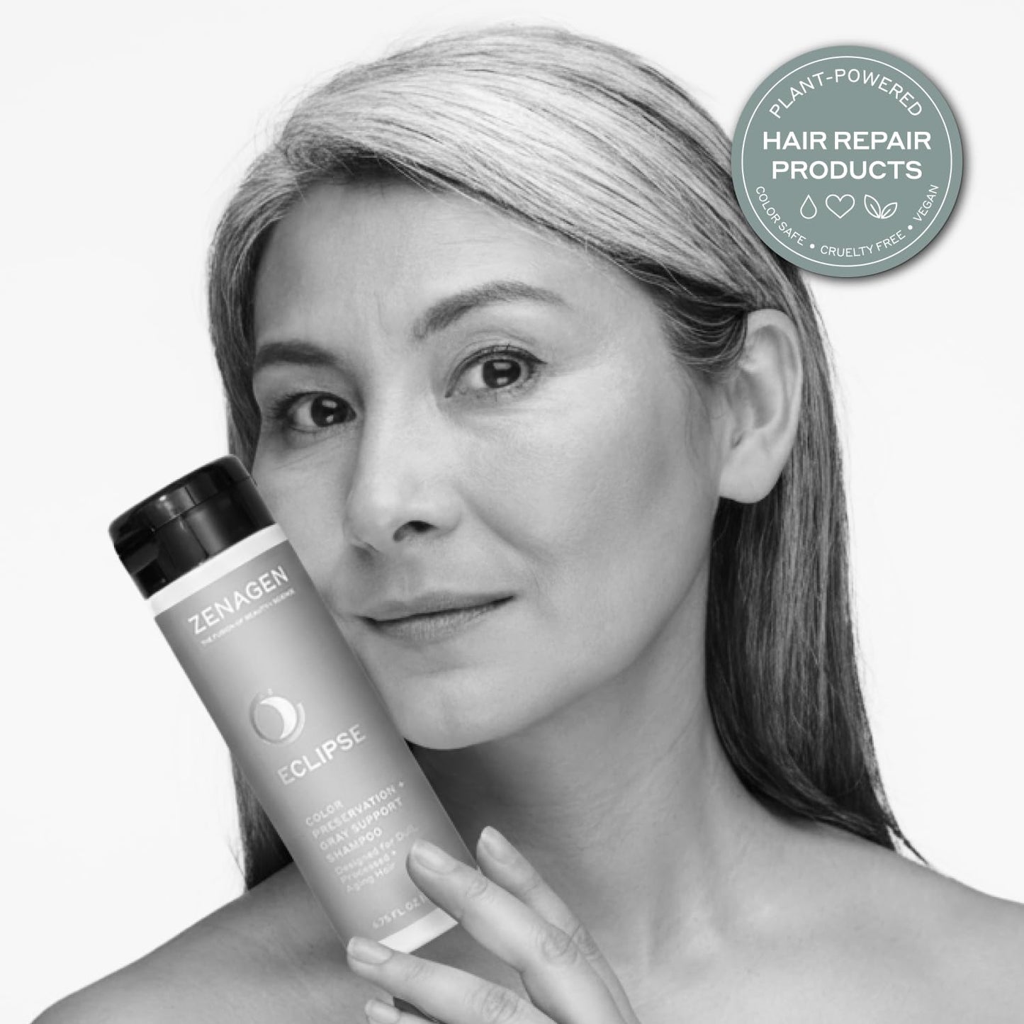 ZENAGEN Eclipse Trio Kit | Color Preservation + Gray Support | Shampoo + Conditioner + Volume Foam | for Color Protection, Hair Health & Voluminous Beauty & Personal Care Zenagen