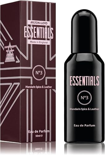 Milton-Lloyd ESSENTIALS No 3 Perfume. 50ml Eau de Parfum Men, Luxury Fragrance - Mens Aftershave, Long Lasting Perfumes for Men Beauty & Personal Care Milton-Lloyd