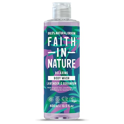 Faith In Nature Lavender & Geranium bodywash 400ml Beauty & Personal Care FAITH IN NATURE