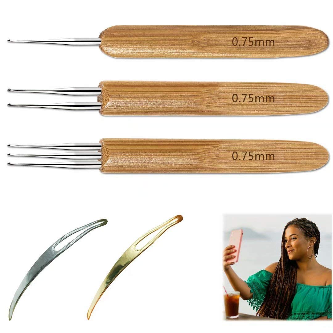 5 Pcs Dreadlocks Tool Set Includes 3 Pcs Dreadlocks Crochet 1 Hook 2 Hooks 3 Hooks Hair Weaving Needle Crochet, 2 Pcs Crochet Hair Tools Interlocking Beauty & Personal Care FFNIU