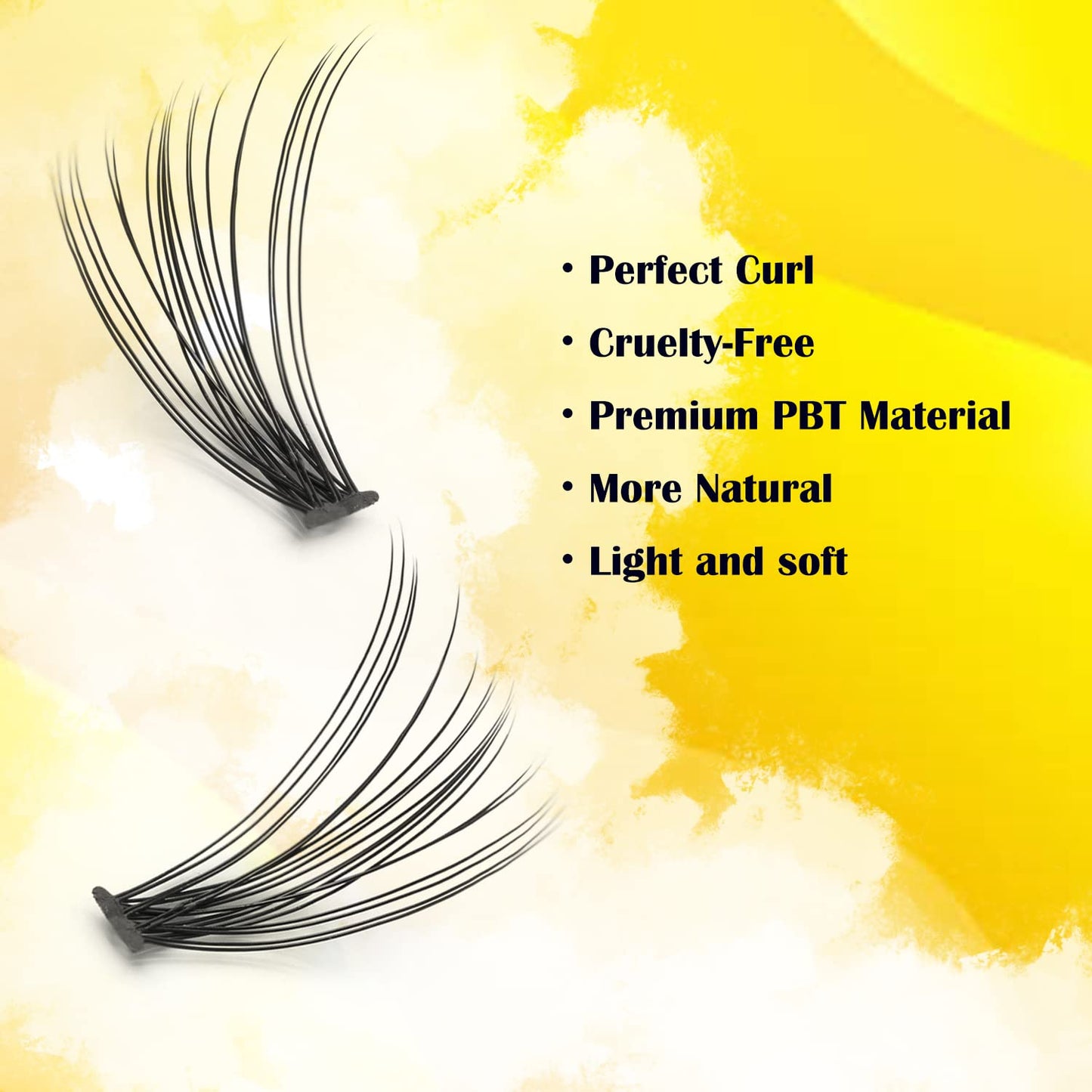 WONSIS 20D Lash Clusters, Individual Lashes, 240 Pcs Individual Lash Extensions, Volume Soft Lightweight Thickness 0.07mm C Curl False Eyelashes Beauty & Personal Care WONSIS