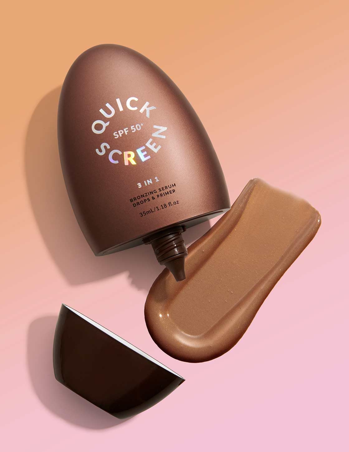 THE QUICK FLICK Bronzing Drops for Face with SPF 50+ Protection - 3-in-1 Liquid Bronzer, Hydrating Serum & Primer for Glowing, Sun-Kissed Skin Beauty & Personal Care The Quick Flick