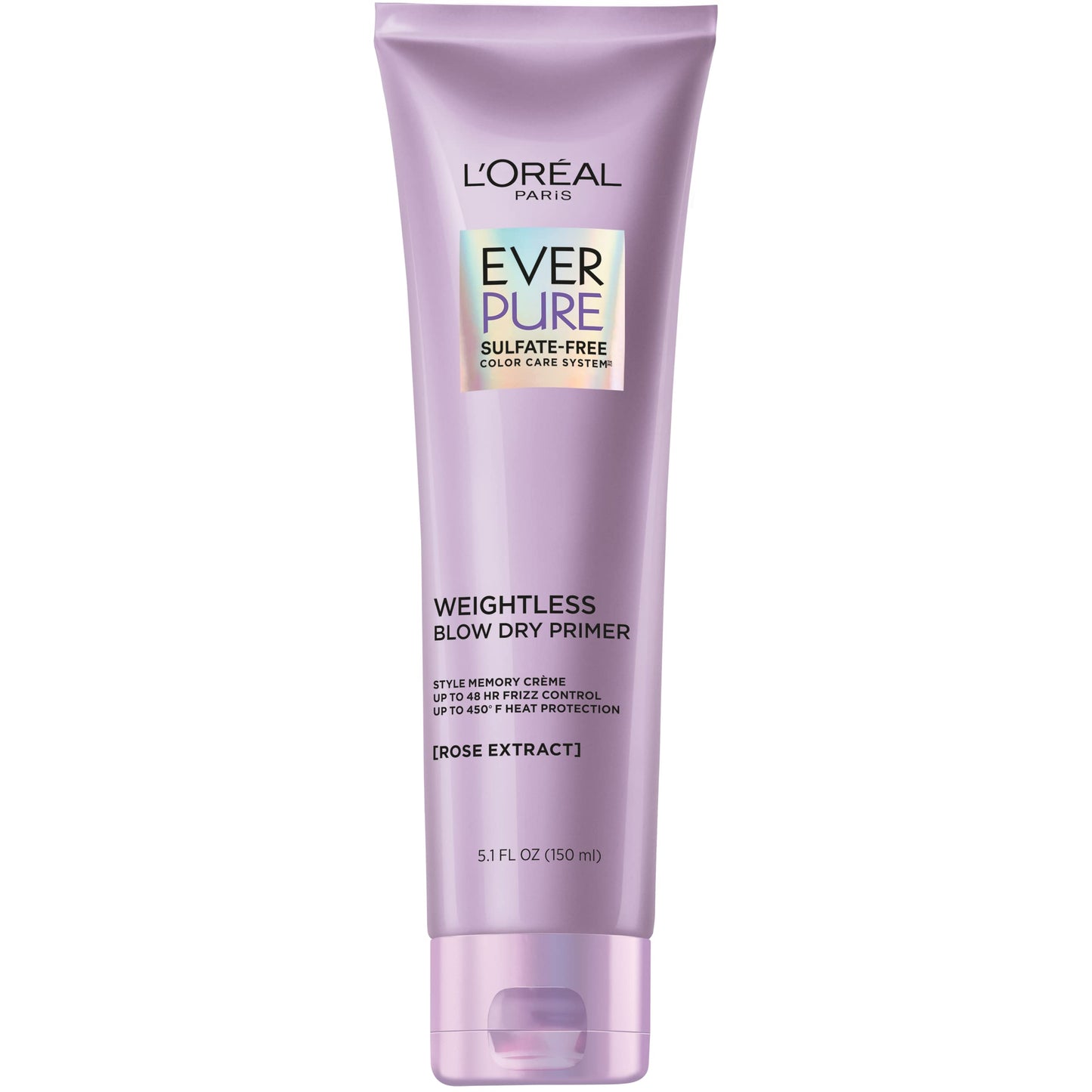 L'Oreal Paris Blow Dry Primer for 48 HR Frizz Control, Sulfate Free, EverPure 5.1 fl oz Beauty & Personal Care L'Oreal Paris