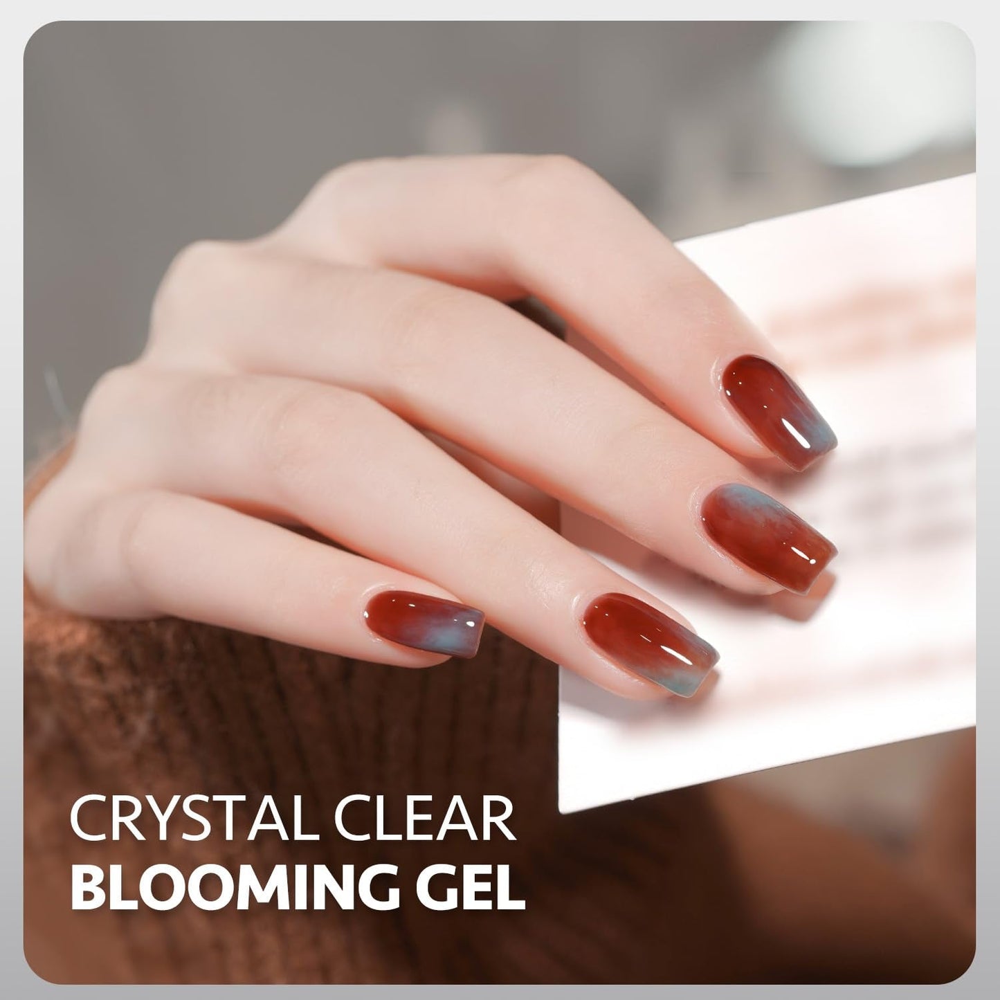 GAOY 2 Pcs Blooming Gel, 16ml Clear Blooming Gel Nail Polish, Spreading Effects Soak Off UV Light Cure for Nail Art DIY Beauty and Personal Care GAOY