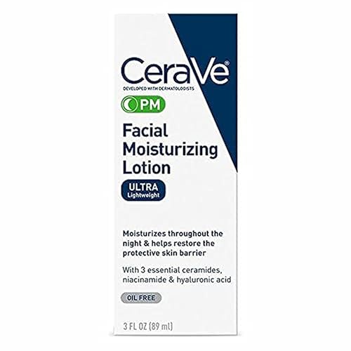 CeraVe PM Facial Moisturizing Lotion | Night Cream | 3 Ounce Beauty & Personal Care CeraVe