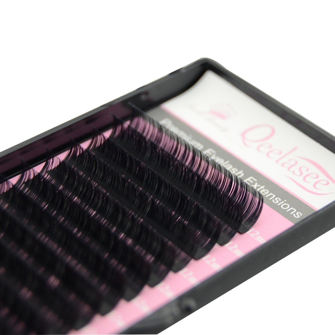 Qeelasee Eyelash Extensions Fake Mink Individual Lashes 0.05 D Curl 12mm Volume Eyelash Extension Salon Use(D, 12mm) Beauty & Personal Care Qeelasee