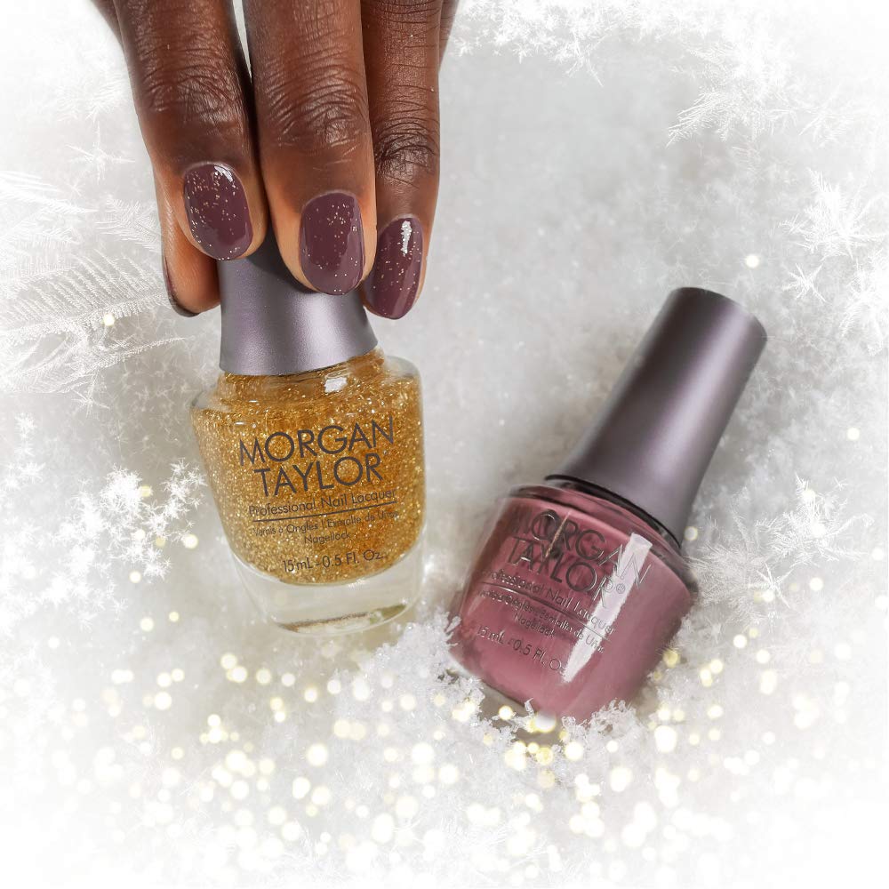 Morgan Taylor "California Gold" - Gold Glitter Overlay, 15 mL | .5 fl. Oz. - 3110402 Beauty & Personal Care Morgan Taylor