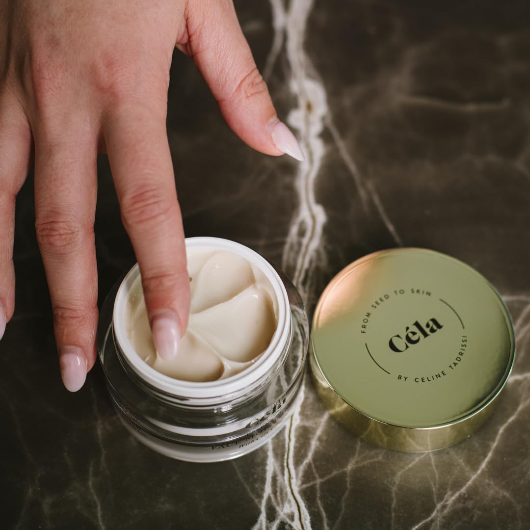 Céla Essential Facial Moisturizer | 50?ml Hydrating Cream with Squalane, Niacinamide & Antioxidants | Lightweight Daily Moisturizer for Soft, Radiant Beauty & Personal Care Céla