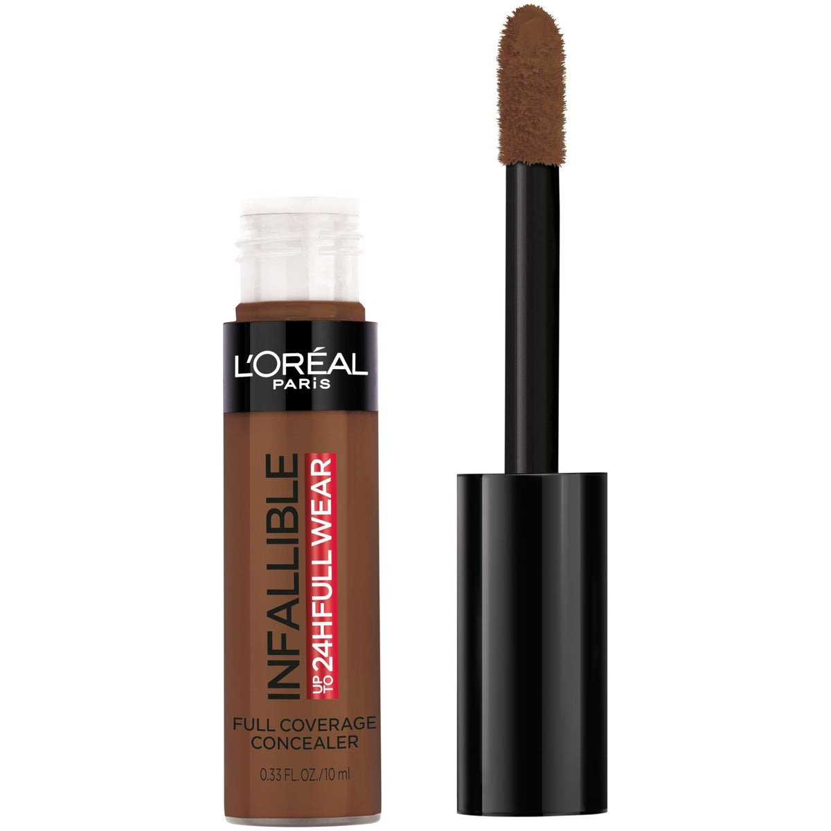 L'Oreal Paris Makeup Infallible Full Wear Waterproof Matte Concealer, Full Coverage, Espresso, 0.33 fl. oz.