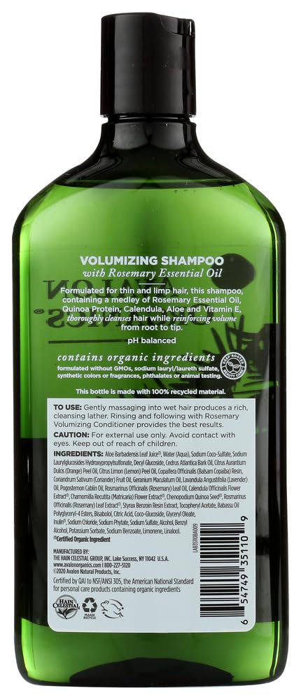 Avalon Organics Shampoo Rosemary Beauty & Personal Care Avalon