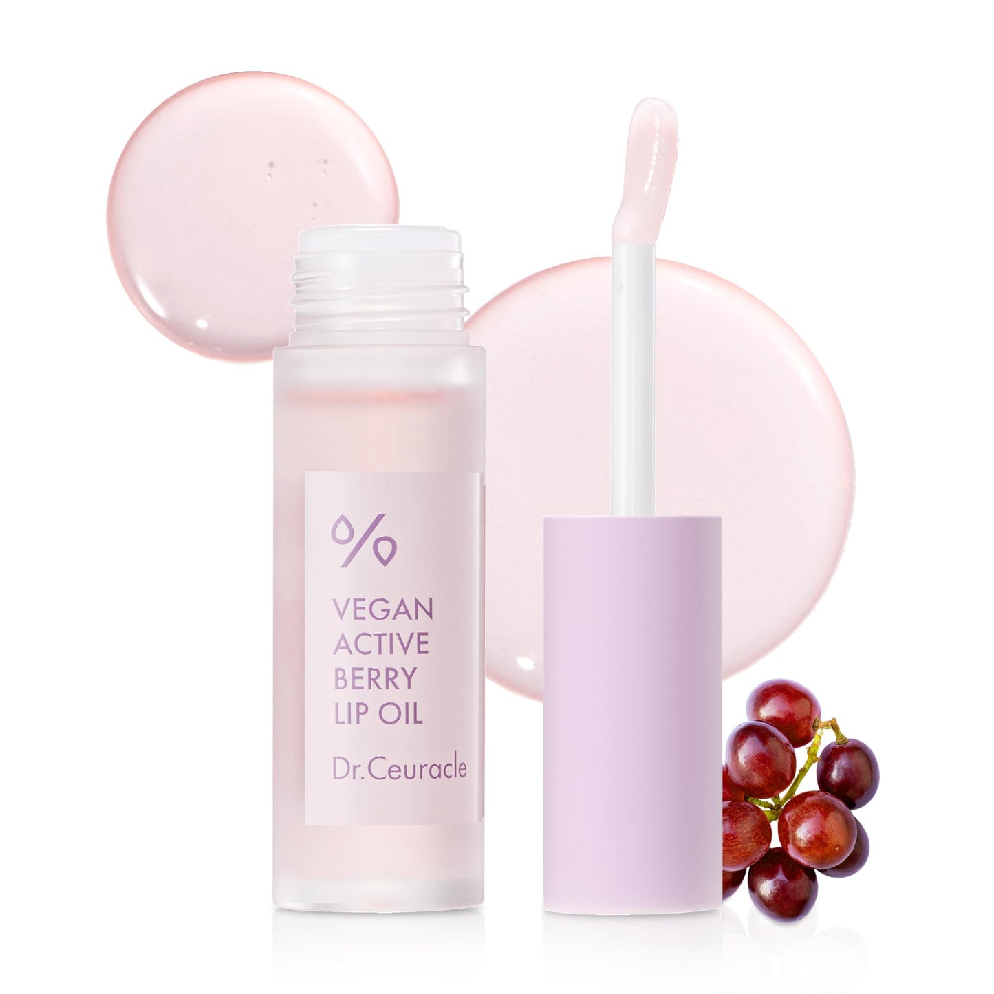 Dr.Ceuracle Vegan Active Berry Lip Oil - Moisturizing Lip Gloss for Dry, Chapped Lips, Long-Lasting Glow, Korean Skincare for Stocking Stuffers (4.5ml Beauty and Personal Care leegeehaam