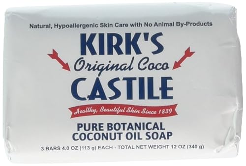 Kirk's Natural Castile Soap, Original, 4 Oz, Pack of 3 Beauty & Personal Care Kirk's