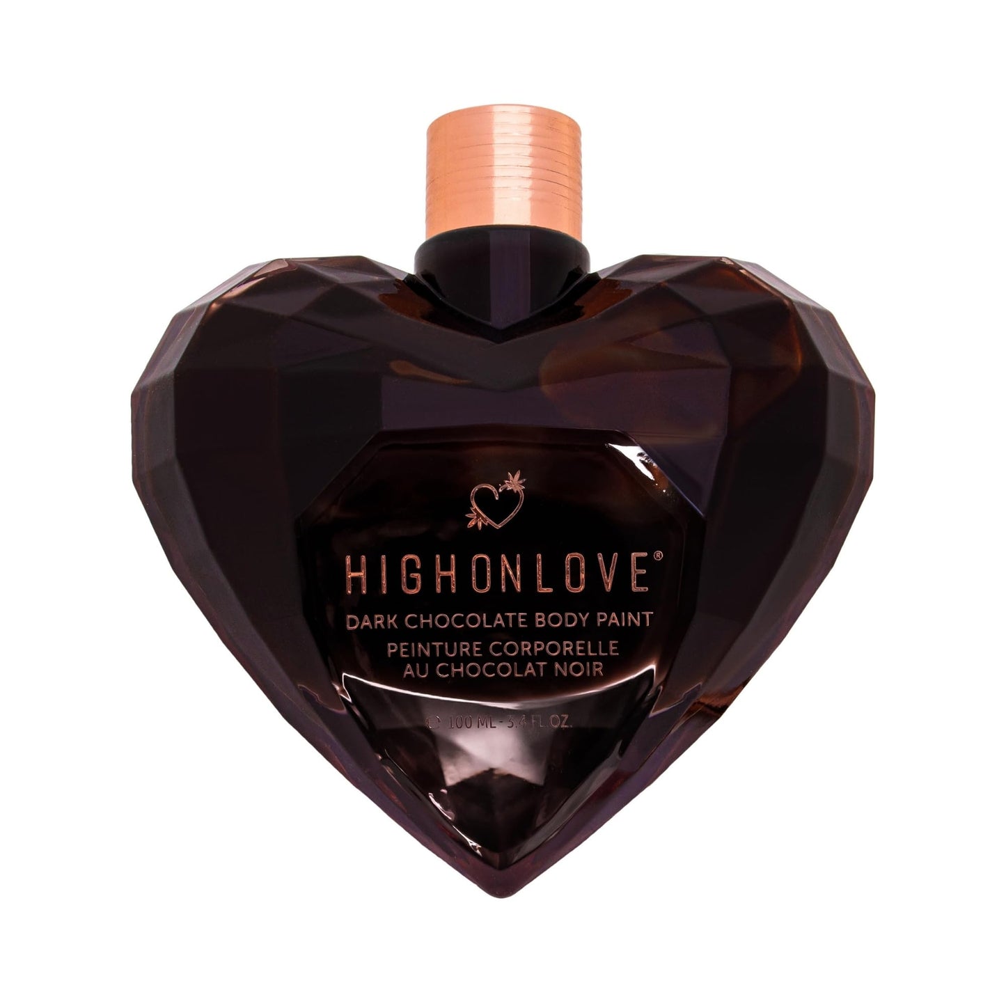 High On Love Dark Chocolate Body Paint - Vegan, All Natural Body & Face Paint Made with Real Cocoa and Hemp Seed Oil - Ingestible, Easy to Clean Beauty & Personal Care High On Love