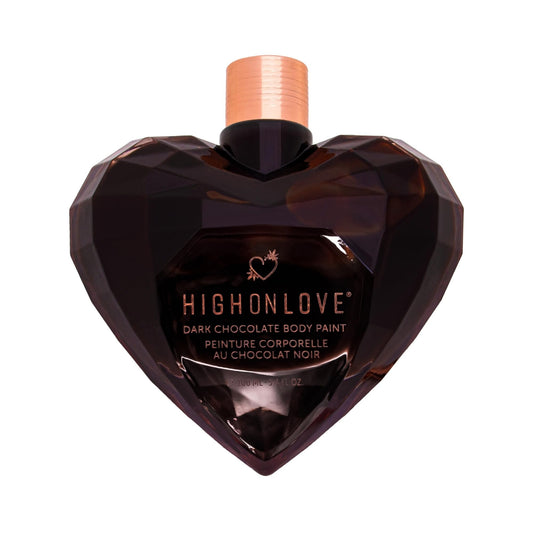 High On Love Dark Chocolate Body Paint - Vegan, All Natural Body & Face Paint Made with Real Cocoa and Hemp Seed Oil - Ingestible, Easy to Clean Beauty & Personal Care High On Love