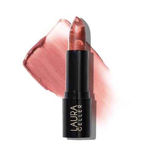 LAURA GELLER NEW YORK Italian Marble Sheer Lipstick - Dolce - Hydrating & Lightweight - Vitamin E & Caster Seed Oil - Cream Finish Beauty & Personal Care LAURA GELLER NEW YORK