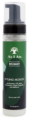As I Am Rosemary Styling Mousse 8 Fl Oz (237 ml) - with Biotin & Saw Palmetto Beauty & Personal Care As I Am
