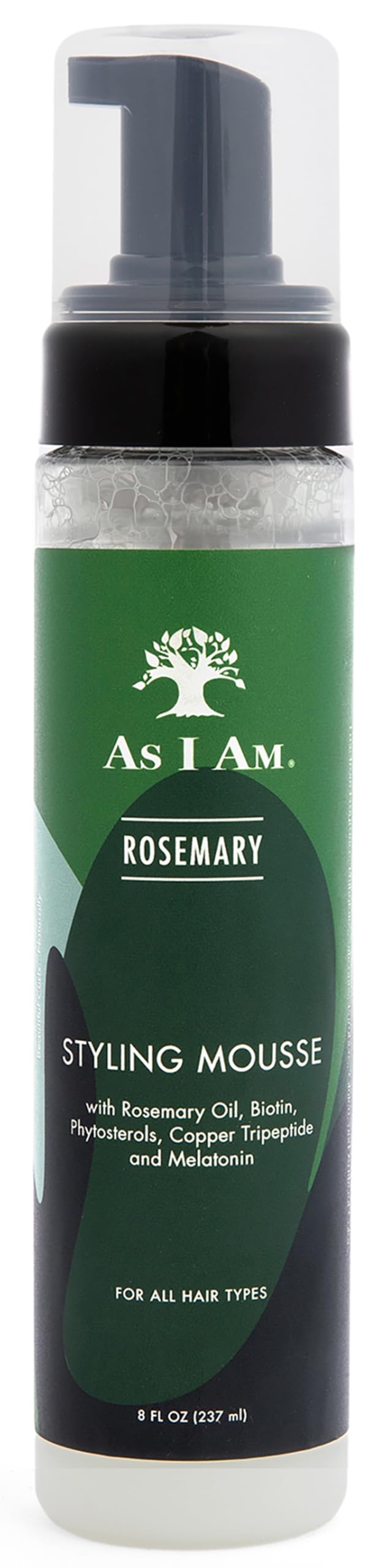 As I Am Rosemary Styling Mousse 8 Fl Oz (237 ml) - with Biotin & Saw Palmetto Beauty & Personal Care As I Am