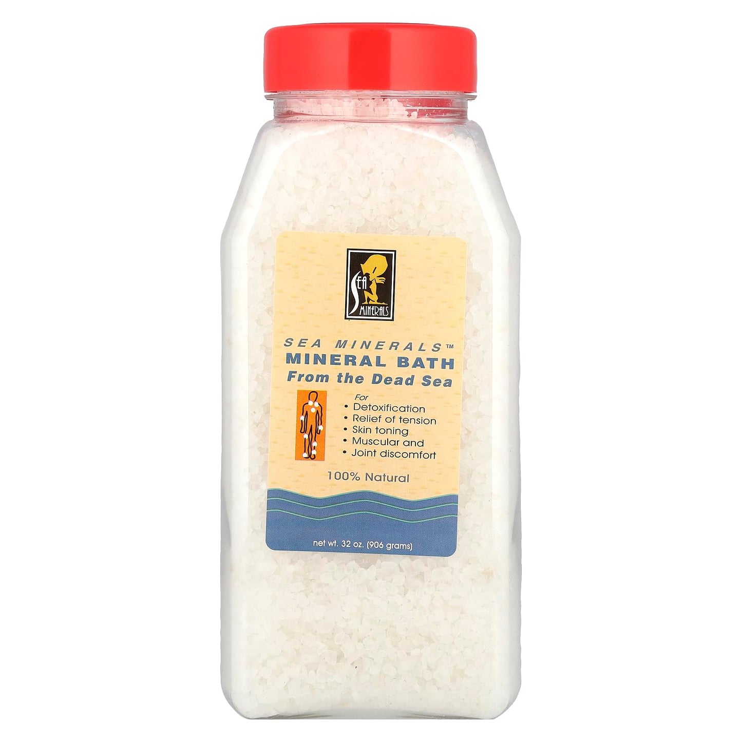 Sea Minerals Mineral Bath Salt From The Dead Sea, 32 Oz Beauty and Personal Care Sea Minerals