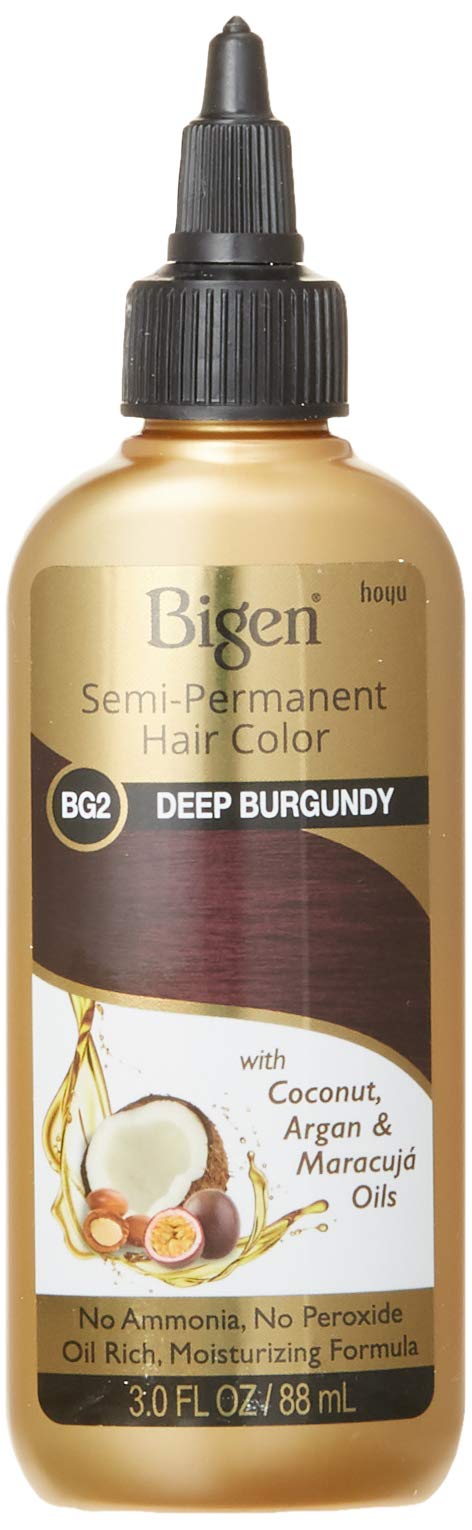Bigen Semi-Permanent Haircolor #Bg2 Deep Burgundy 3 Ounce (88ml) (6 Pack) Beauty & Personal Care Bigen