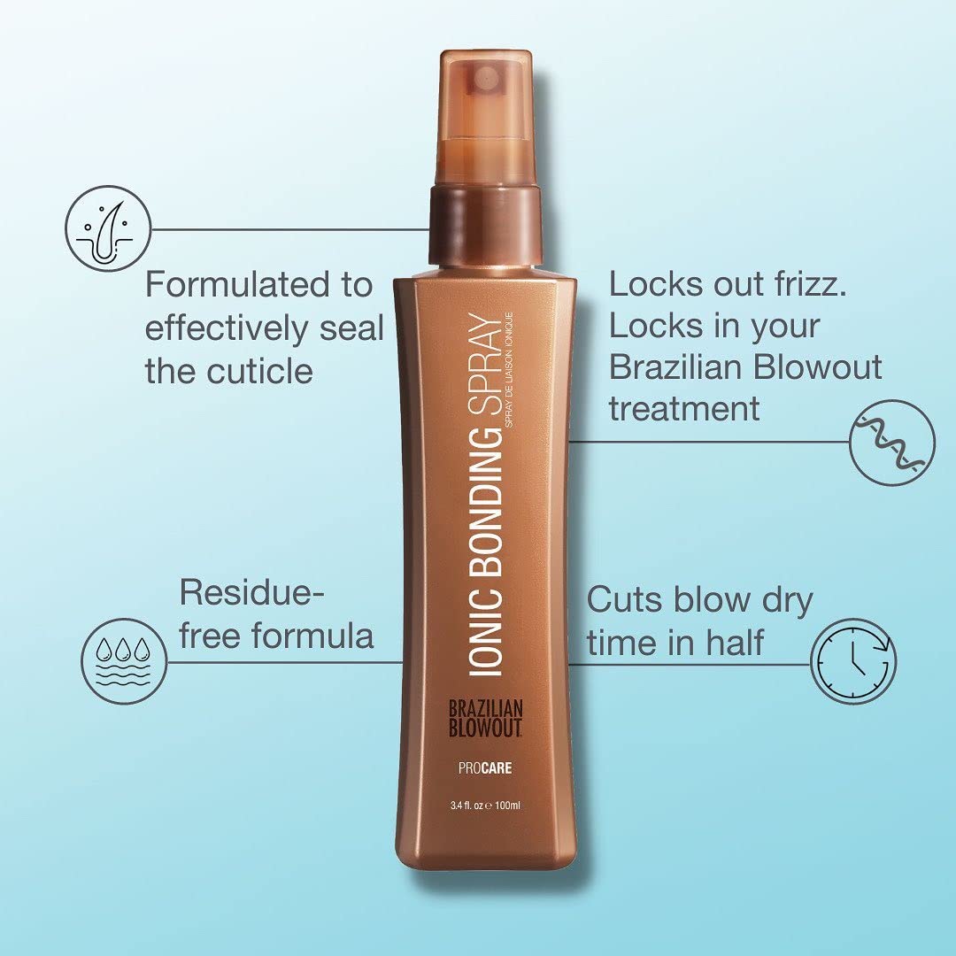 Brazilian Blowout Ionic Bonding Spray 3.4 fl oz Beauty & Personal Care BRAZILIAN BLOWOUT