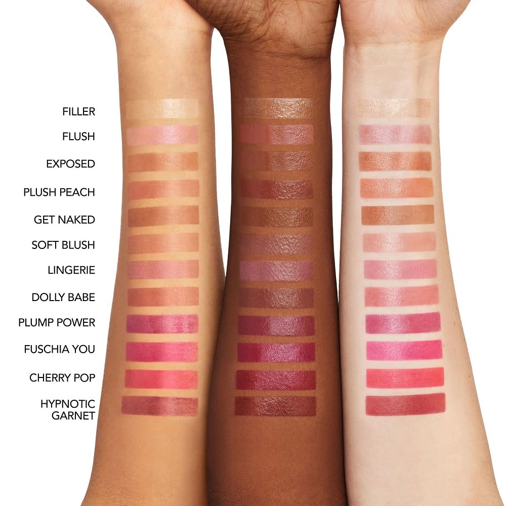 Buxom Women's Plump Shot Plumping Lip Serum - Shimmer Chrome Tints, Glossy - Filler (Clear) Beauty & Personal Care Buxom