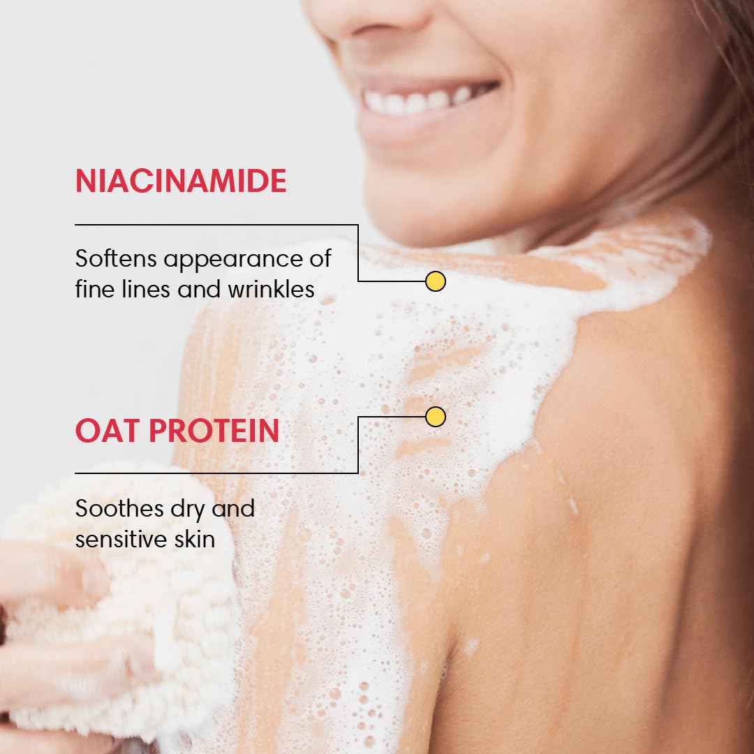 ShiKai Very Clean Body Wash (Fresh Citrus, 12 oz) | Hydrating Gel Cleanser for Dry Skin | With Niacinamide, Oat Protein, Vitamins C & E Beauty & Personal Care ShiKai