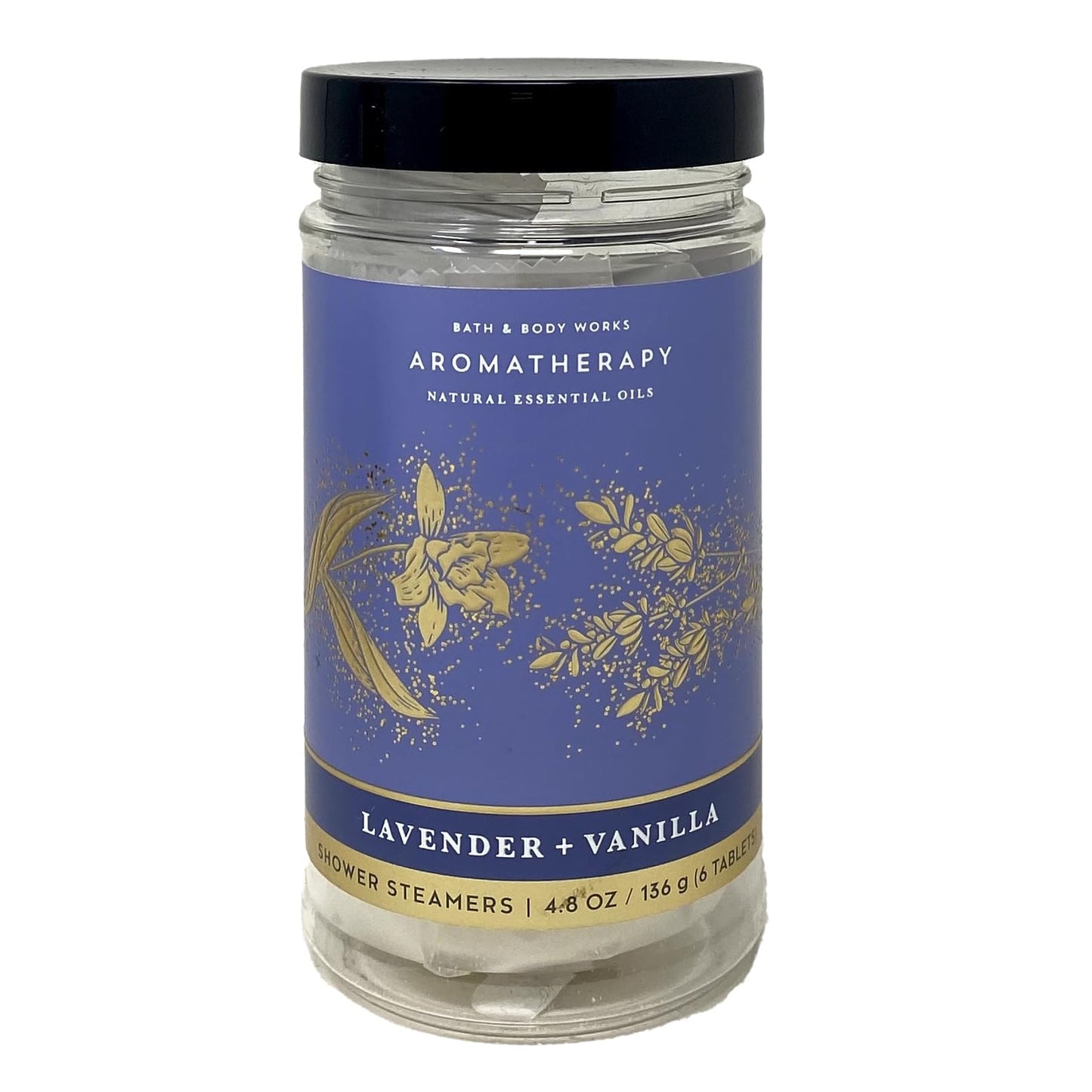 Bath & Body Works Aromatherapy Sleep Lavender Vanilla Shower Steamers 2 Pack with a Himalayan Salts Springs Sample Soap. Beauty and Personal Care Bath & Body Works