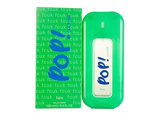 Fcuk Pop Culture Eau de Toilette Spray for Men, 3.4 Fluid Ounce Beauty & Personal Care French Connection