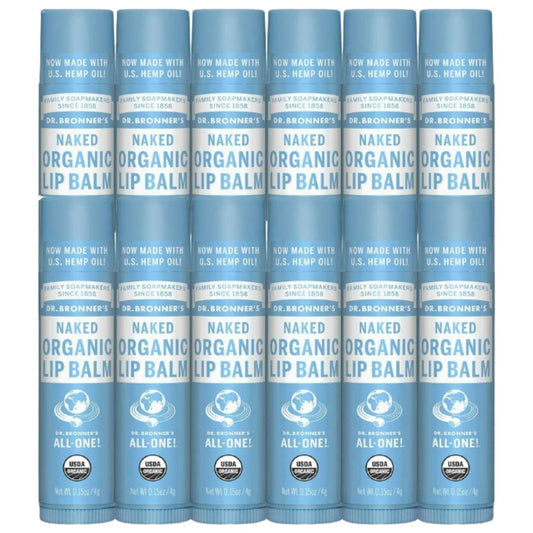 Dr Bronner Lip Balm Naked Unscntd Beauty & Personal Care Dr. Bronner's