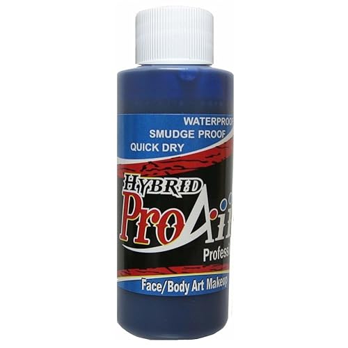 ProAiir Face and Body Painting Makeup - 2oz (60ml) Cobalt Blue Beauty & Personal Care ShowOffs Body Art
