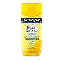 Neutrogena Sunscreen Lotion Beach Defense SPF 50, Face and Body Sunscreen, Hawaii Reef Act 104 Compliant, Octinoxate & Oxybenzone Free, Oil Free, Fast Beauty & Personal Care Neutrogena