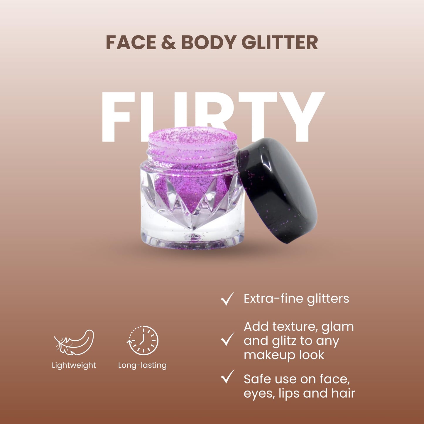 Poise Makeup Body and Facial Glitter | Extra-fine Cosmetic-Grade Glitters to Add Texture, Glam and Glitz, Safe for Face Eyes Lips and Hair Beauty & Personal Care POISE INT'L BEVERLY HILLS