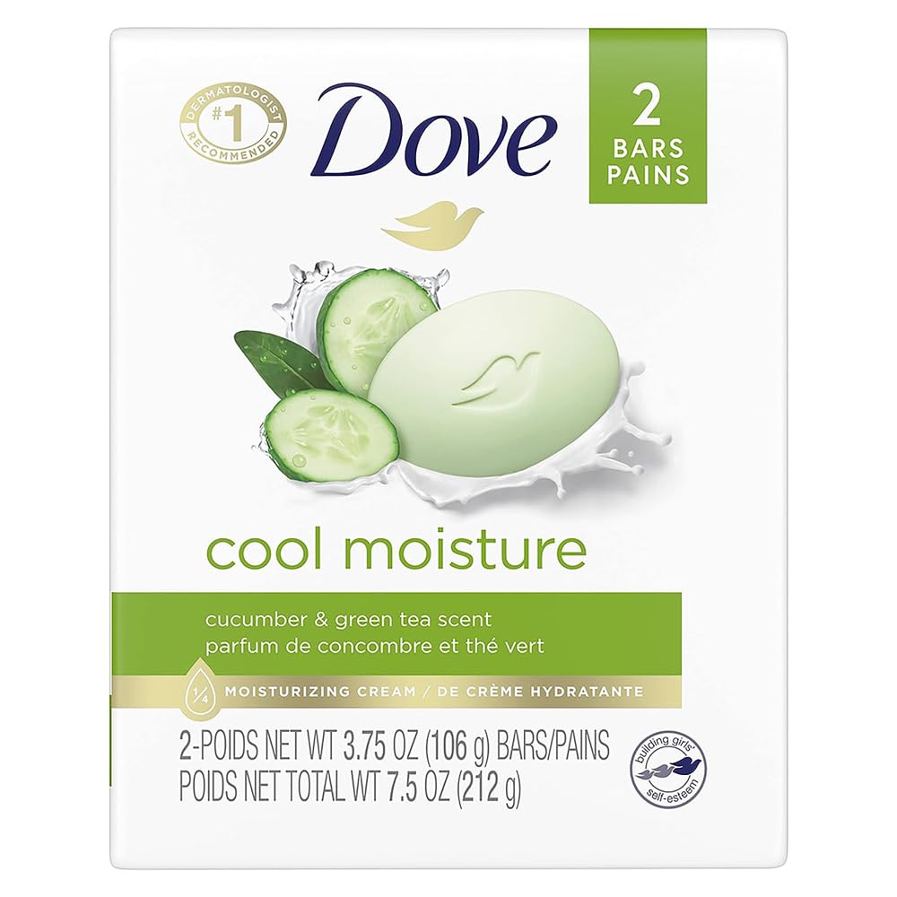 Dove Go Fresh Beauty Bar Cucumber and Green Tea 2 4-Ounce Bars (1 Pack) Beauty & Personal Care Dove