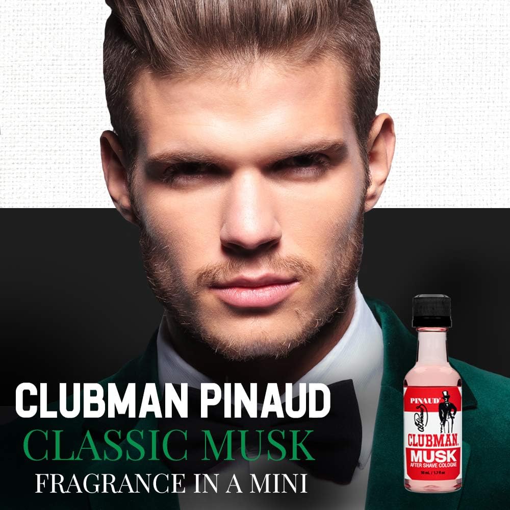 Clubman Musk After Shave Lotion, Cools, Tones, Refreshes Skin After Shaving, 1.7 oz Beauty and Personal Care Clubman