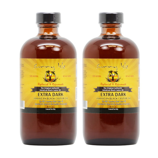 Sunny Isle Jamaican Black Castor Oil Extra Dark"Pack of 2" /w Applicator, 8 Fl Oz (Pack of 2) Beauty & Personal Care Sunny Isle
