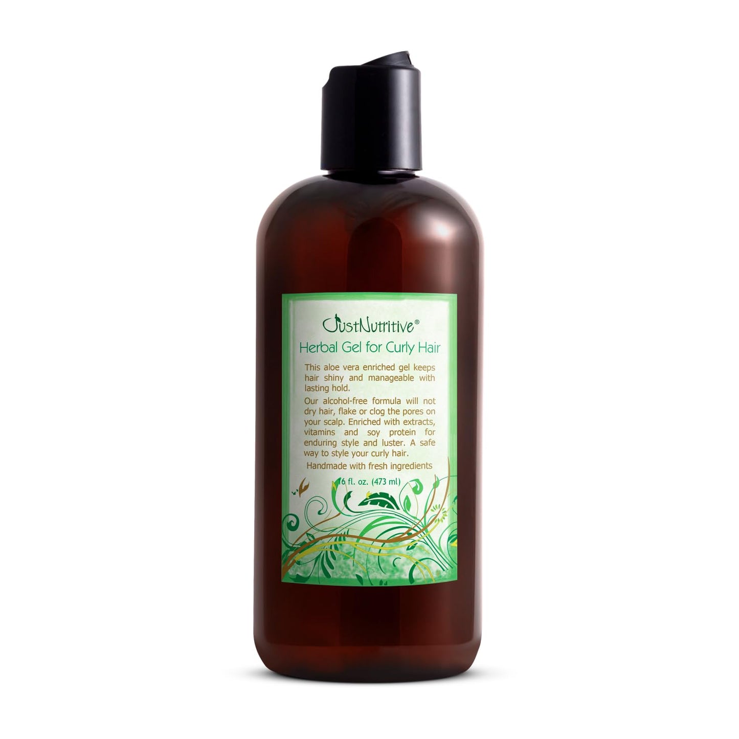 Just Nutritive Herbal Gel for Curly Hair | Frizzy Hair Styling and Conditioning Gel | 16 Oz Beauty & Personal Care Just Nutritive