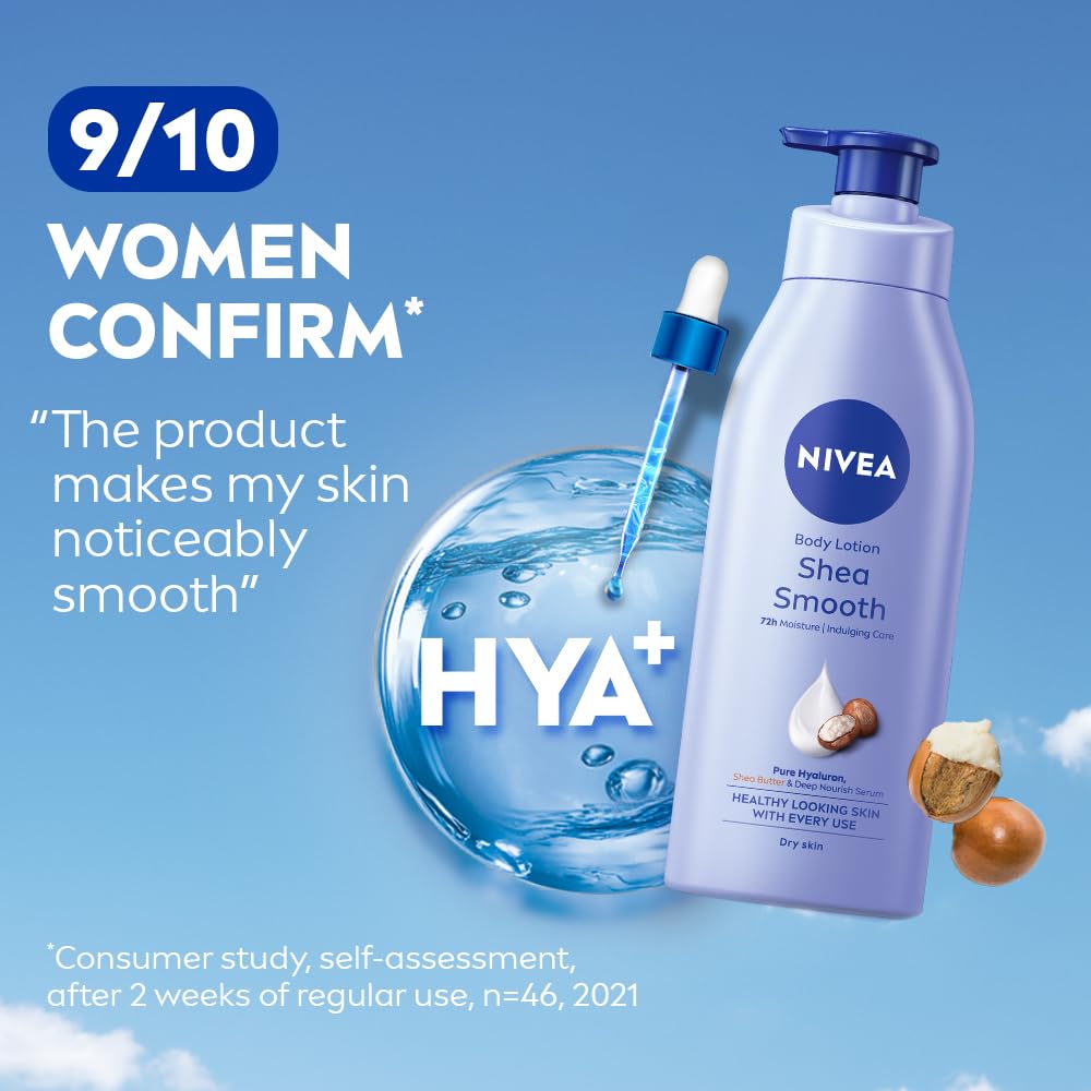 Nivea Smooth Milk Body Lotion For Dry Skin 400ml Beauty & Personal Care NIVEA