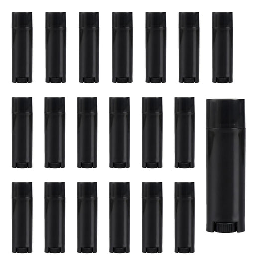 erioctry 4.5g 0.15oz Empty Refillable Plastic DIY Lipstick Lip Balm Lip Gloss Tubes Holder Containers Oval Deodorant Crayon Tube Pipe Bottle Case Beauty & Personal Care erioctry
