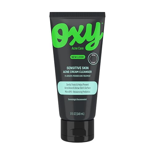 Oxy Sensitive Skin Acne Cream Cleanser Beauty & Personal Care Oxy