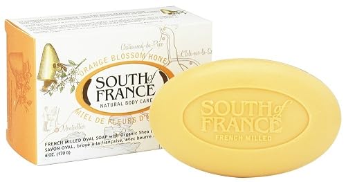 South of France Natural Bar Everyday Detox Soap, Orange Blossom Honey, 6 Ounce Beauty & Personal Care South Of France