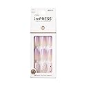 KISS imPRESS No Glue Mani Press On Nails, Design, 'All I Want', Purple, Medium Size, Coffin Shape, Includes 30 Nails, Prep Pad, Instructions Sheet, 1 Beauty & Personal Care imPRESS