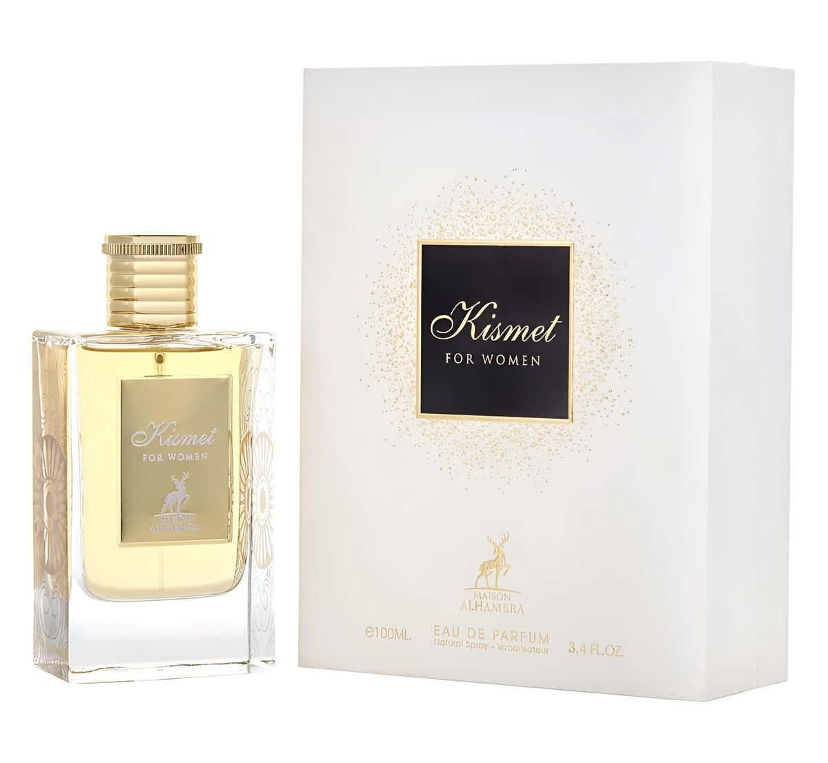 LATTAFA ALHAMBRA KISMET 3.4 EAU DE PARFUM SPRAY FOR WOMEN Beauty & Personal Care Maison Alhambra