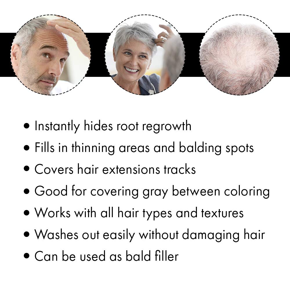 Jerome Russell Hair Color Thickener For Thinning Hair, Silver/Gray, 140 ml Beauty & Personal Care Jerome Russell